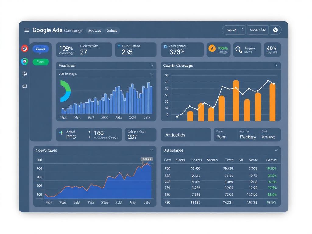 Google Ads dashboard and analytics